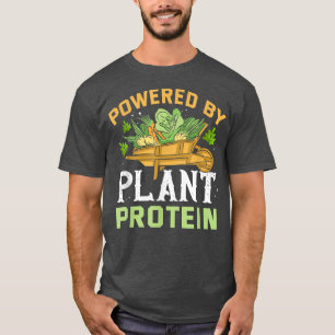 植物性タンパク質ミームビーガン植物を動力とする Tシャツ