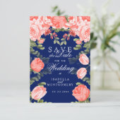 植物性ダークブルーとサンゴ花 セーブザデート (スタンド正面)