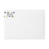 植物性ディティフローラ結婚グリーンリーのロゴ ラップアラウンドラベル (正面)