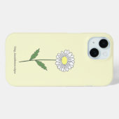植物性デイジーフラワーイエロー Case-Mate iPhoneケース (裏面 (横))