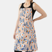 植物性デイジー:ヴィンテージシームレスなパターン。 エプロン (インサイチュ)