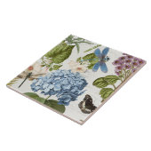 植物性トンボ花ガーデンフローラヴィンテージ4 タイル (側面)