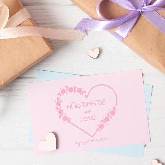 植物性ハートフローラリース手作り愛 ラバースタンプ