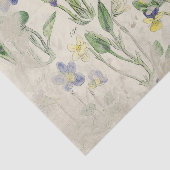 植物性バイオレットプレス花ヴィンテージティッシュパ 薄葉紙 (詳細)