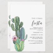 植物性バチェロレッテ週末パーティーと旅程 招待状 (正面/裏面)