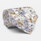 植物性パステルカラー野花サマーフローラ ネクタイ (ロール)