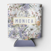 植物性パステルカラー野花サマーフローラ 缶クーラー (正面)