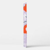 植物性パステルピンク：フローラルパターン Case-Mate iPhoneケース (裏面 / 右)