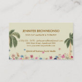 植物性パームキャットドッグヒトマッサージ療法 名刺 (裏面)