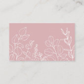 植物性ピンクおむつラッフルエンクロージャカード エンクロージャーカード (裏面)