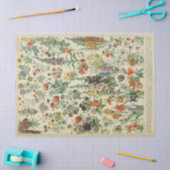 植物性フランスの一年生花ティッシュペーパー 薄葉紙 (クラフト)