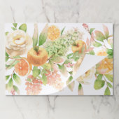 植物性フルーツと花紙ランチョンマット ペーパーパッド (折り畳み)