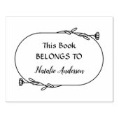 植物性フローラこの本は脚本に属する ラバースタンプ (インプリント)