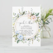 植物性フローラの緑のジェンダーが明らかにする 招待状 (スタンド正面)