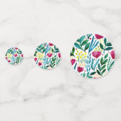 植物性フローライラストレーション コンフェッティ (正面)