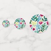 植物性フローライラストレーション コンフェッティ (裏面)