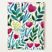 植物性フローライラストレーション プランナー手帳 (裏面)