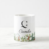 植物性フローラガーリーの水色名Mag コーヒーマグカップ (中央)