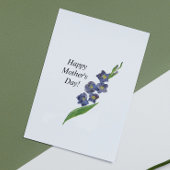 植物性フローラグリーティングマザーズデイリリー カード