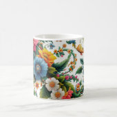 植物性フローラコーヒーマグ コーヒーマグカップ (中央)