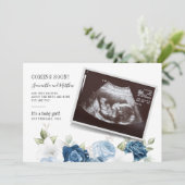 植物性フローラベビーが妊娠を明らかにする 案内状 (スタンド正面)