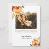 植物性フローラ感謝カード サンキューカード (裏面)