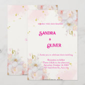 植物性フローラ招待状 招待状 (正面/裏面)