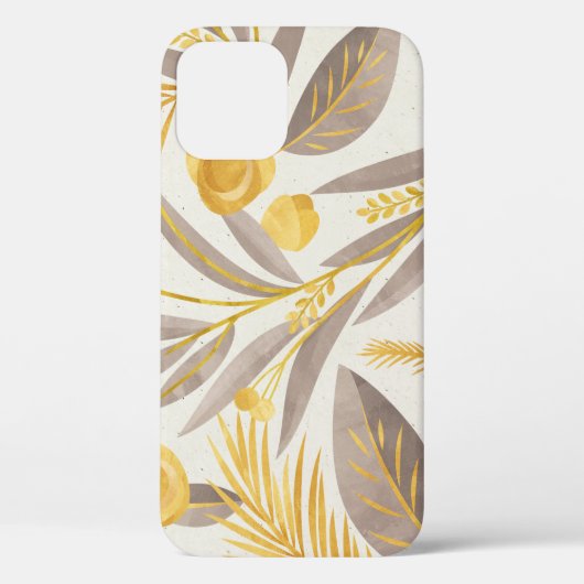 植物性フローラ紙テクスチャパターン Case-Mate iPhoneケース (裏面)