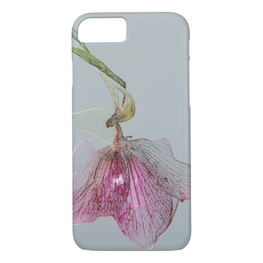 植物性フローラ紫色の花 Case-Mate iPhoneケース (裏面)