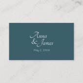 植物性フローラ結婚の登録証 エンクロージャーカード (裏面)