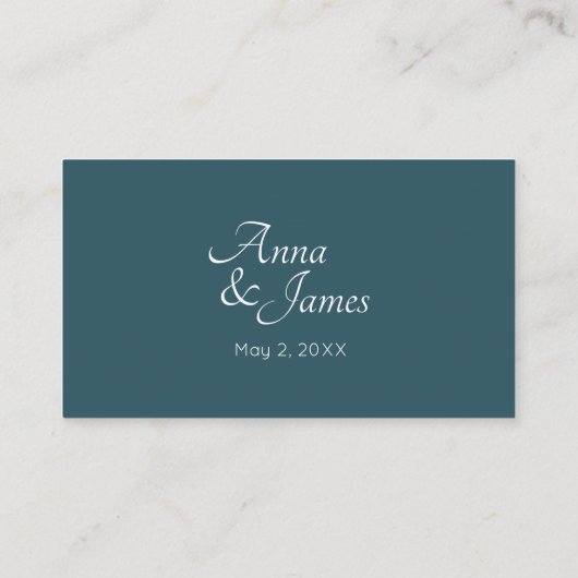 植物性フローラ結婚の登録証 エンクロージャーカード (裏面)