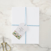 植物性フローラ結婚の贈り物ラベル ギフトタグ (より糸付き)