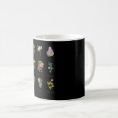 植物性フローラ花園図 コーヒーマグカップ (正面右)