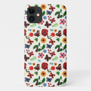 植物性フローラ蝶 iPhone 11 ケース