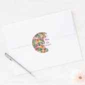 植物性フローラ野結婚草花 ラウンドシール (封筒)