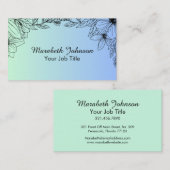 植物性フローラ 名刺 (正面/裏面)