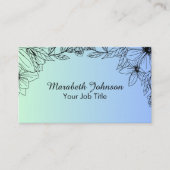 植物性フローラ 名刺 (正面)