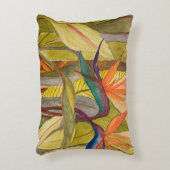 植物性プリントアクセント枕 アクセントクッション (正面(垂直))