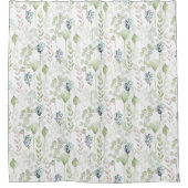 植物性プリントシャワーカーテン シャワーカーテン (正面)