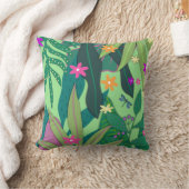 植物性プリント#12 クッション (ブランケット)