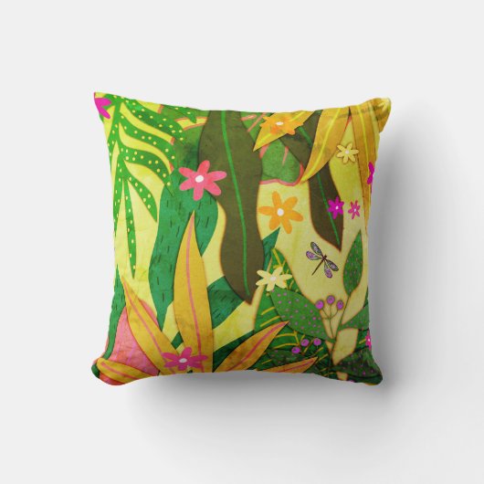 植物性プリント#12 1974 クッション (正面)