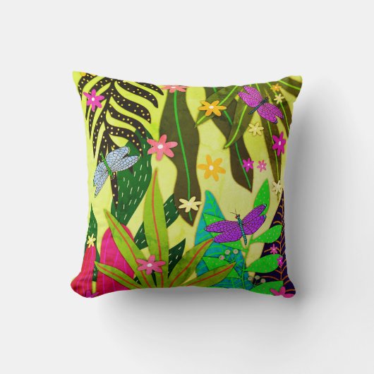 植物性プリント#13 1974 クッション (正面)