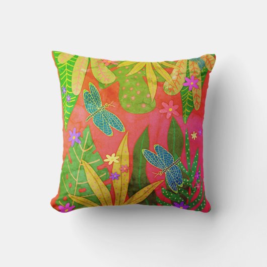 植物性プリント#14 1974 クッション (正面)