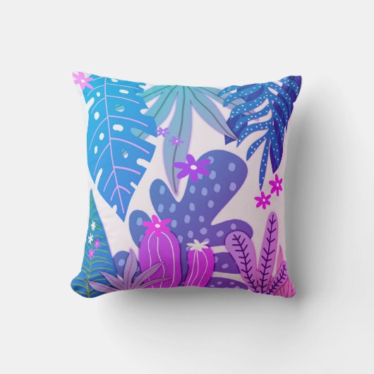 植物性プリント#3 クッション (正面)