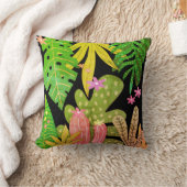 植物性プリント#3 クッション (ブランケット)