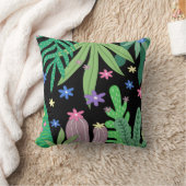 植物性プリント#5 クッション (ブランケット)