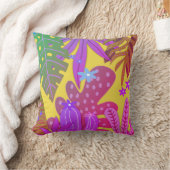 植物性プリント#7 クッション (ブランケット)