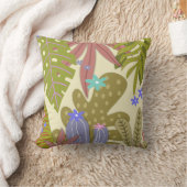 植物性プリント#7 クッション (ブランケット)