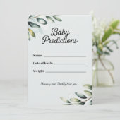 植物性ベビー予測カード – カスタマイズ可能 シーズンカード (スタンド正面)