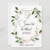 植物性ベビー明らかに妊娠告知カード シーズンカード (正面)